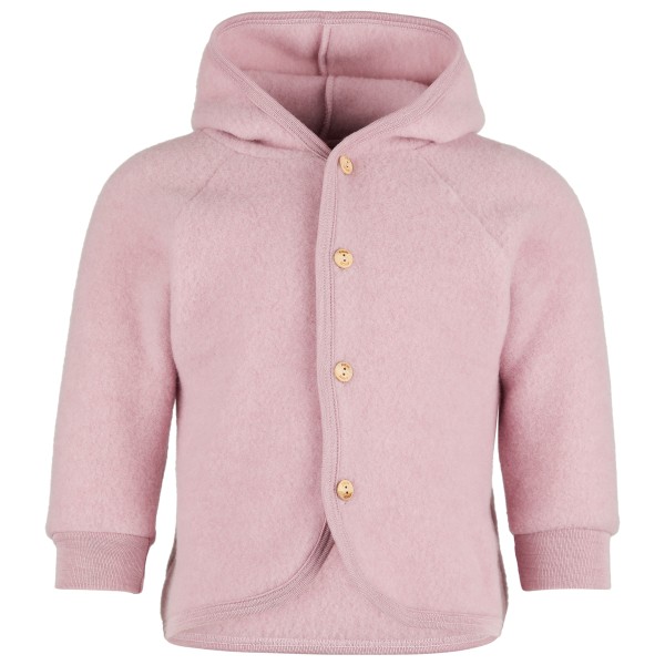Engel - Kinder Kapuzenjacke mit Holzknöpfen - Wolljacke Gr 50/56 rosa Engel - Kinder Kapuzenjacke mit Holzknöpfen - Wolljacke Gr 50/56 rosa von Engel