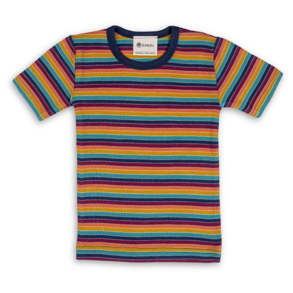 Engel - Kinder Unterhemd S/S - Merinounterwäsche Gr 104 bunt von Engel