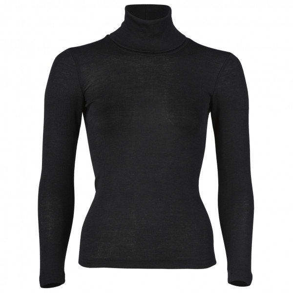 Engel - Women's Damen-Rolli L/S - Seidenunterwäsche Gr 34/36 schwarz von Engel