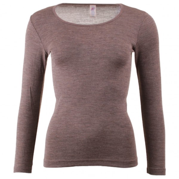 Engel - Women's Unterhemd L/S - Merinounterwäsche Gr 42/44 braun von Engel