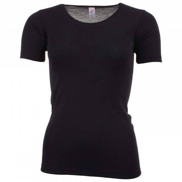 Engel - Women's Unterhemd S/S - Merinounterwäsche Gr 34/36 schwarz von Engel