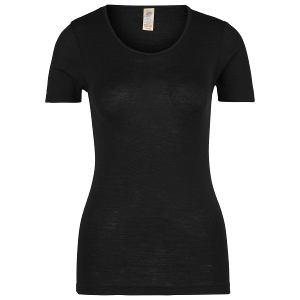 Engel - Women's Unterhemd S/S - Merinounterwäsche Gr 34/36 schwarz von Engel