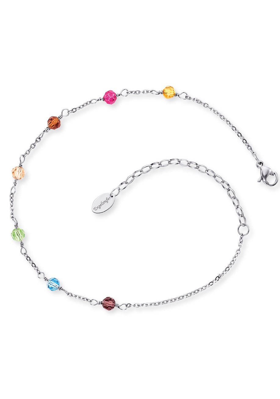Engelsrufer Fusskette »Glasperlen, ERFS-RAINBOW«, mit Glassteinen Engelsrufer Fusskette »Glasperlen, ERFS-RAINBOW«, mit Glassteinen von Engelsrufer
