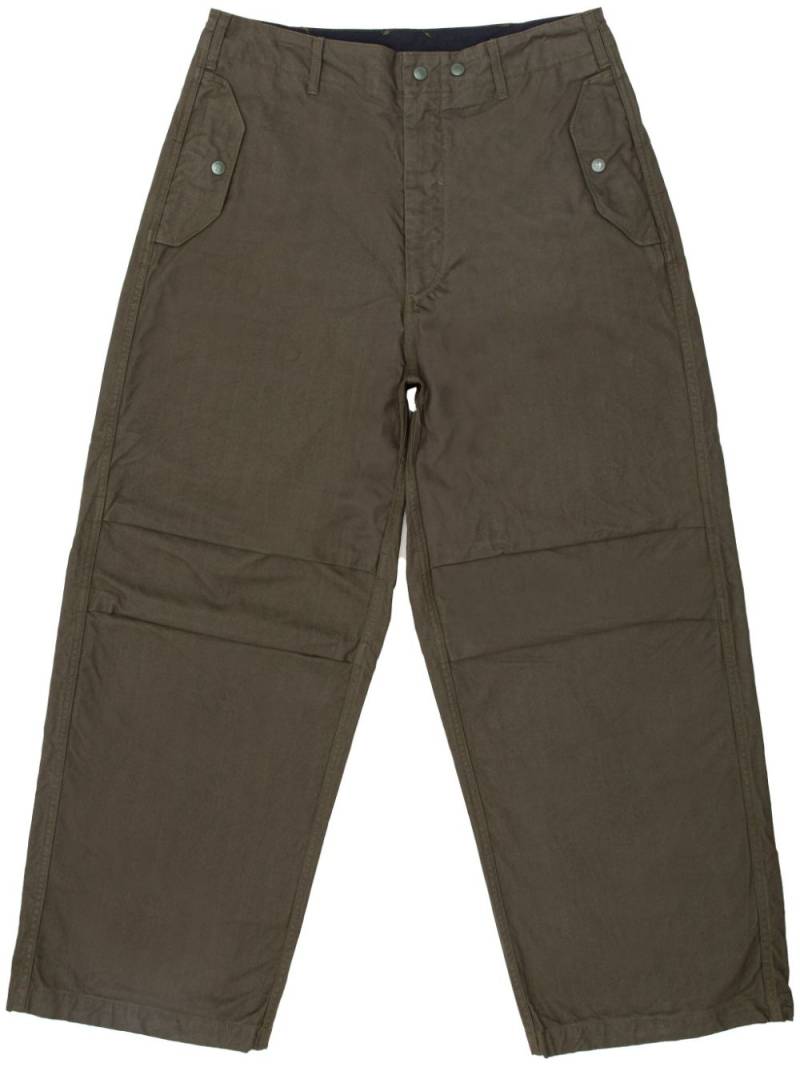 Engineered Garments cotton over pants - Green von Engineered Garments