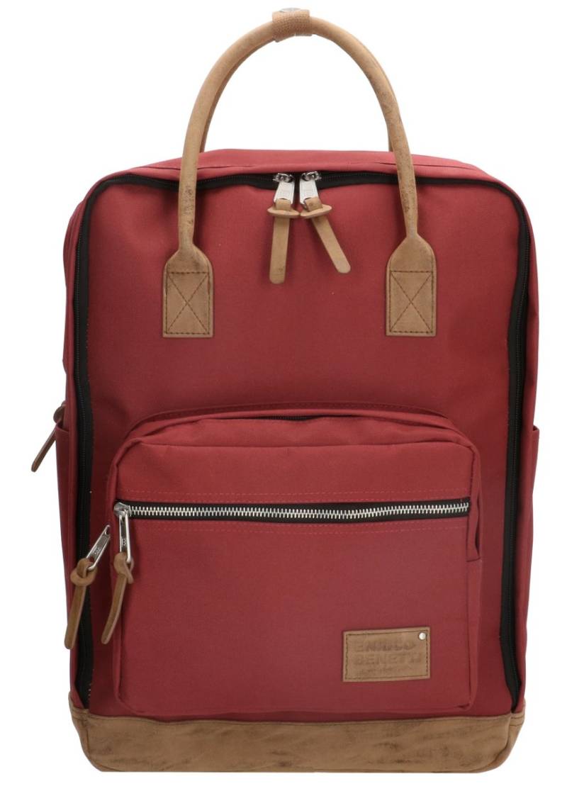 Rucksack Santiago 17" Burgund von Enrico Benetti