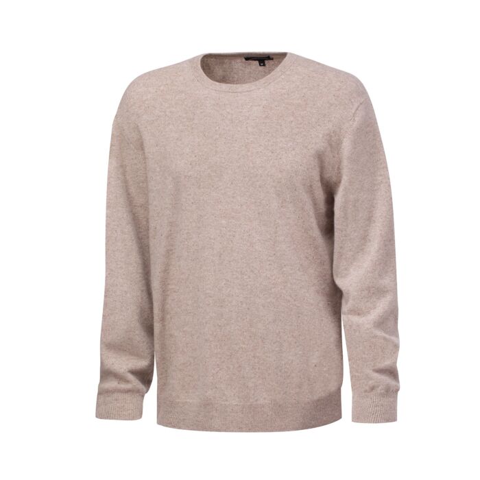 Pullover Herren aus Kaschmir Gots, beige von Enrico Rosselli