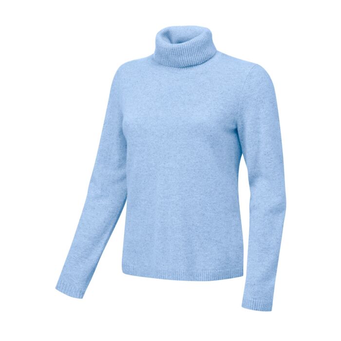 Rollkragenpullover Damen aus Kaschmir Gots von Enrico Rosselli