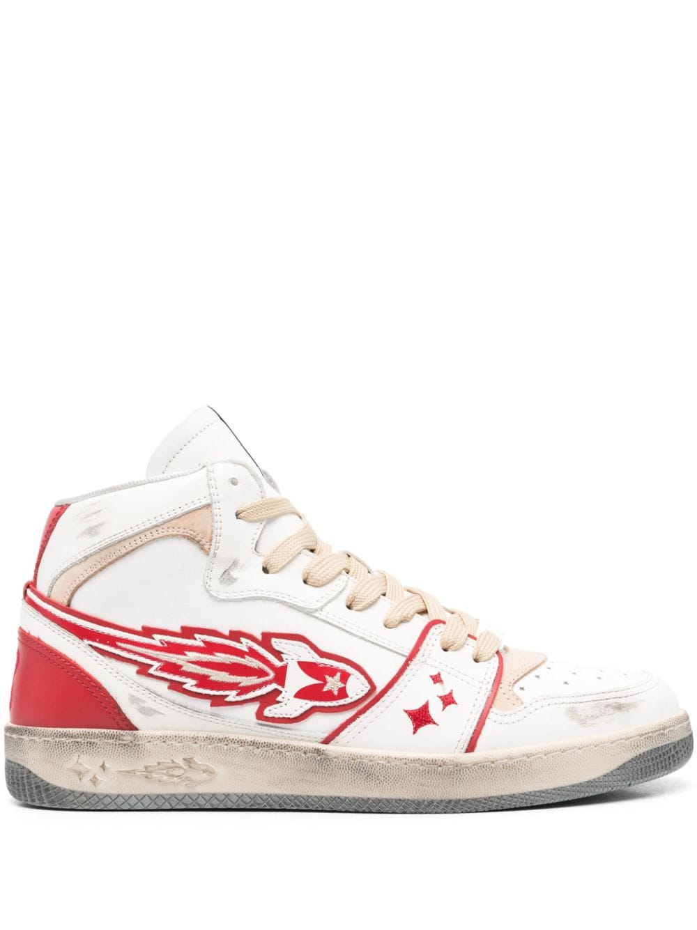 Enterprise Japan EJ EGG Rocket high-top sneakers - White von Enterprise Japan