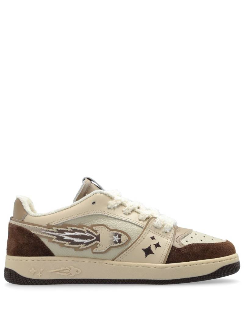 Enterprise Japan Rocket panelled sneakers - Brown von Enterprise Japan