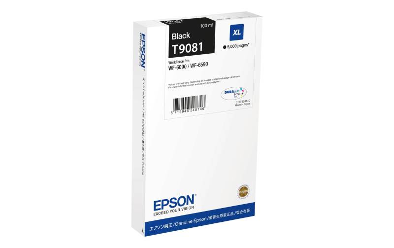 Epson Tintenpatrone »C13T908140 Black« von Epson