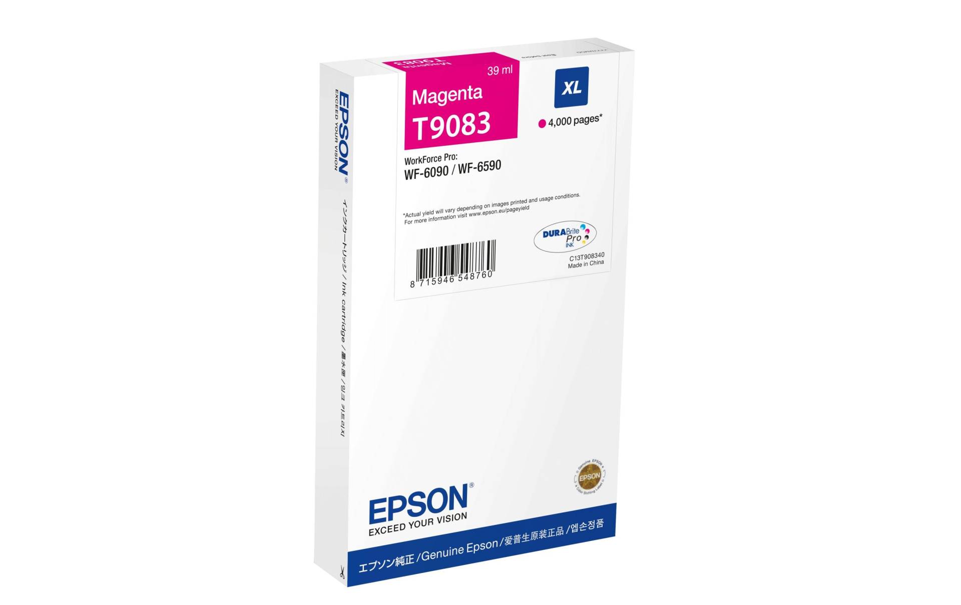 Epson Tintenpatrone »C13T908340 Magenta« von Epson