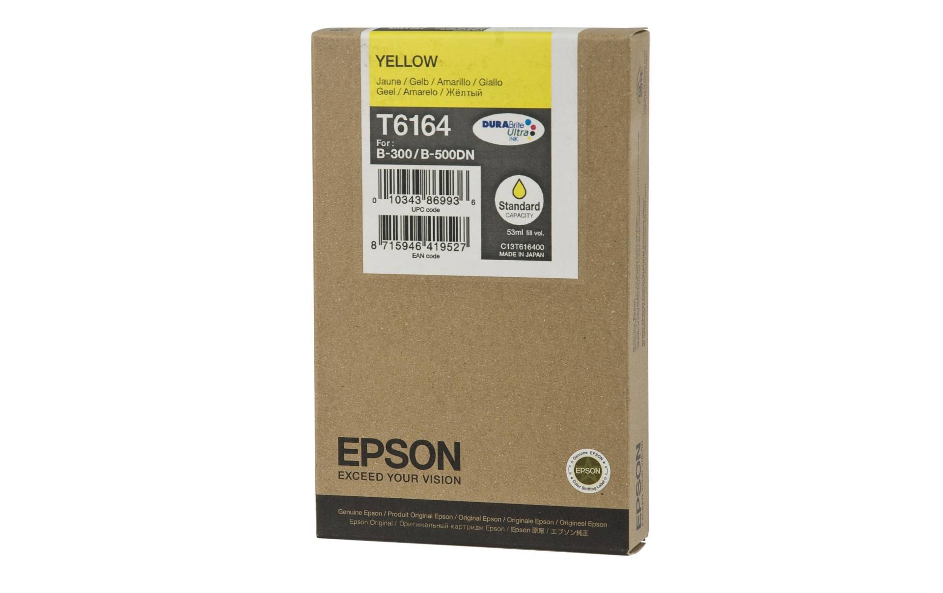 Epson Tintenpatrone »C13T616400 Yellow«, (1 St.) von Epson