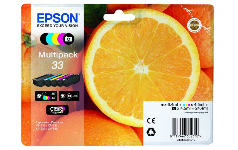 Epson Tonerpatrone »C13T33374010« von Epson