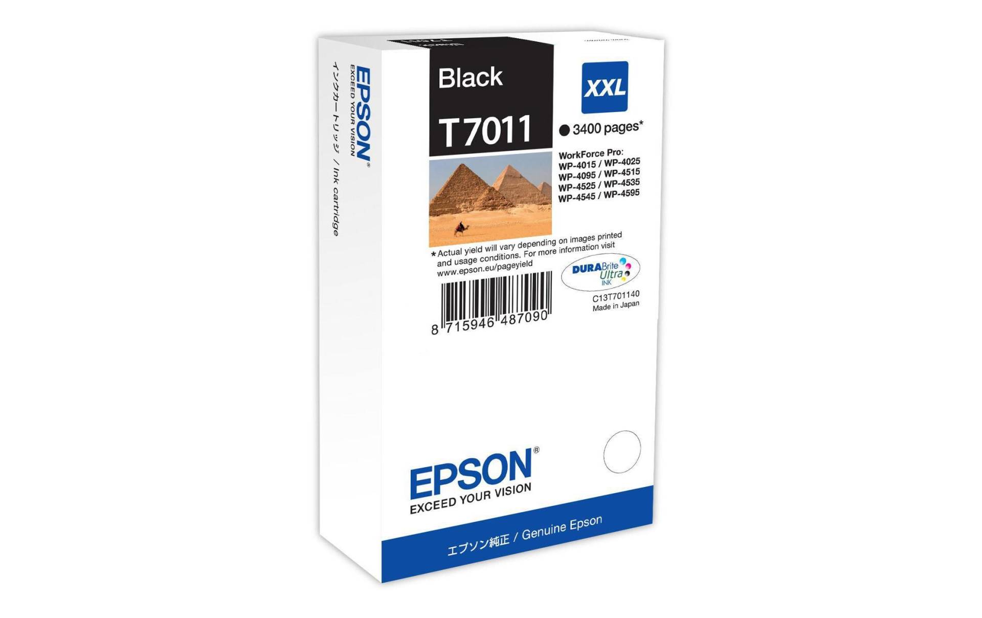 Epson Tonerpatrone »C13T70114010 Black« von Epson