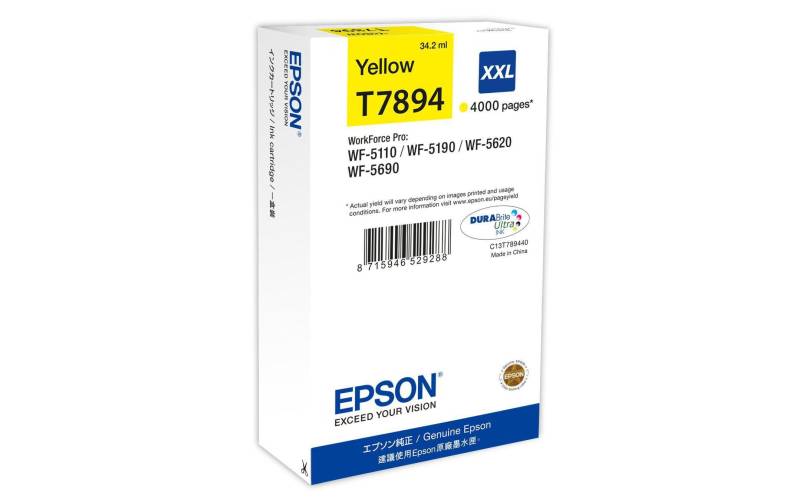 Epson Tonerpatrone »C13T789440 Yellow« von Epson