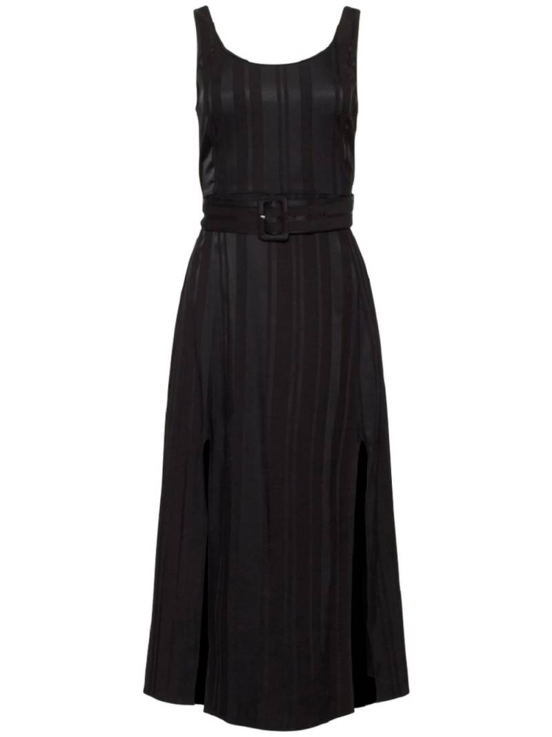 Equipment Brixley belted midi dress - Black von Equipment