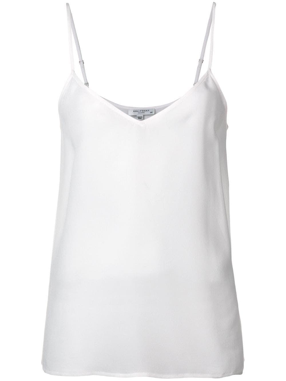 Equipment Layla silk camisole top - White von Equipment