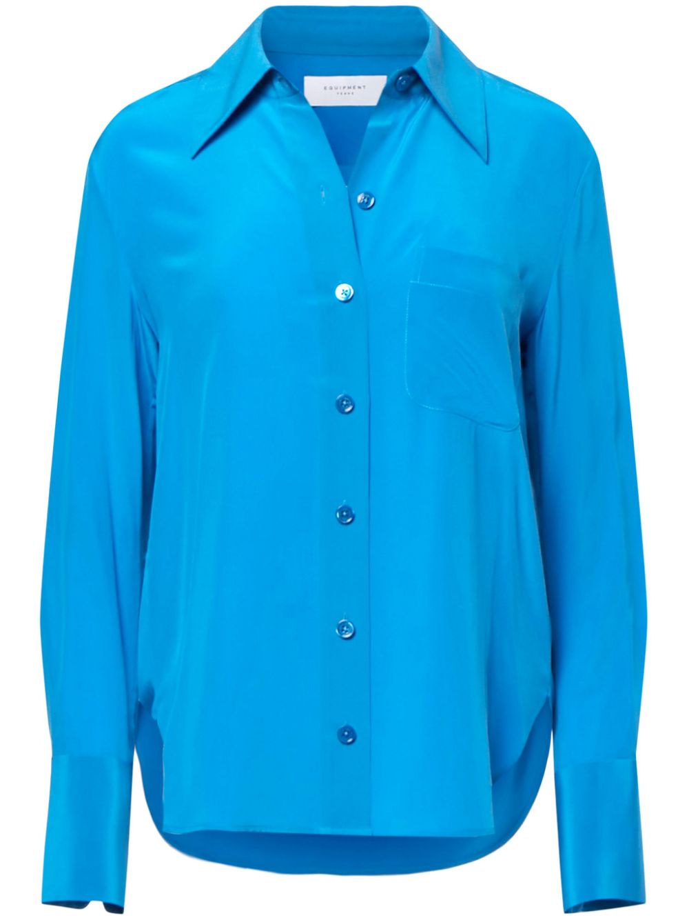 Equipment Quinn silk shirt - Blue von Equipment