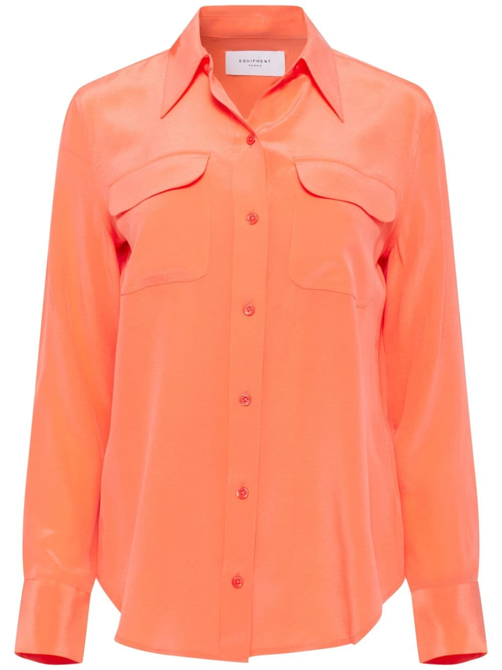 Equipment Signature shirt - Orange von Equipment