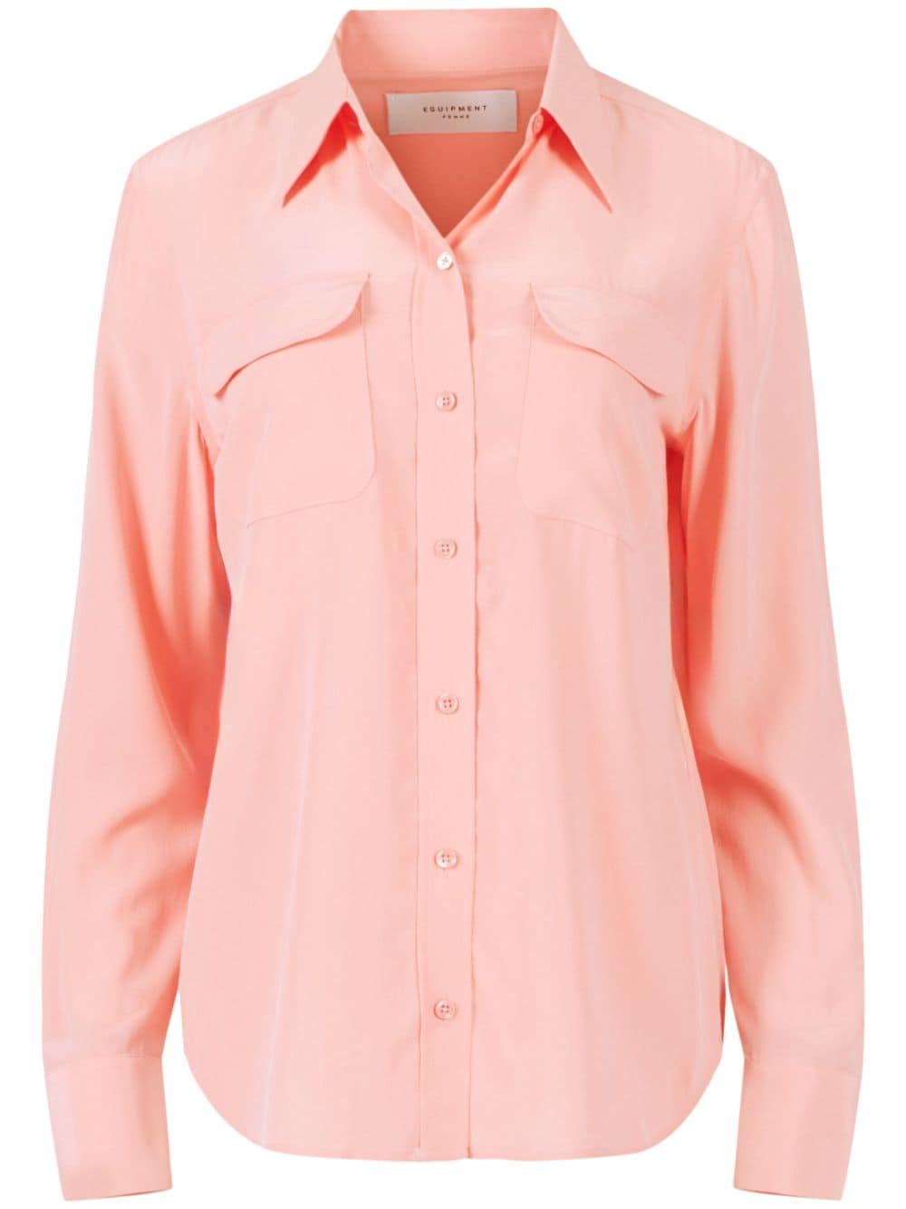 Equipment Signature silk shirt - Pink von Equipment