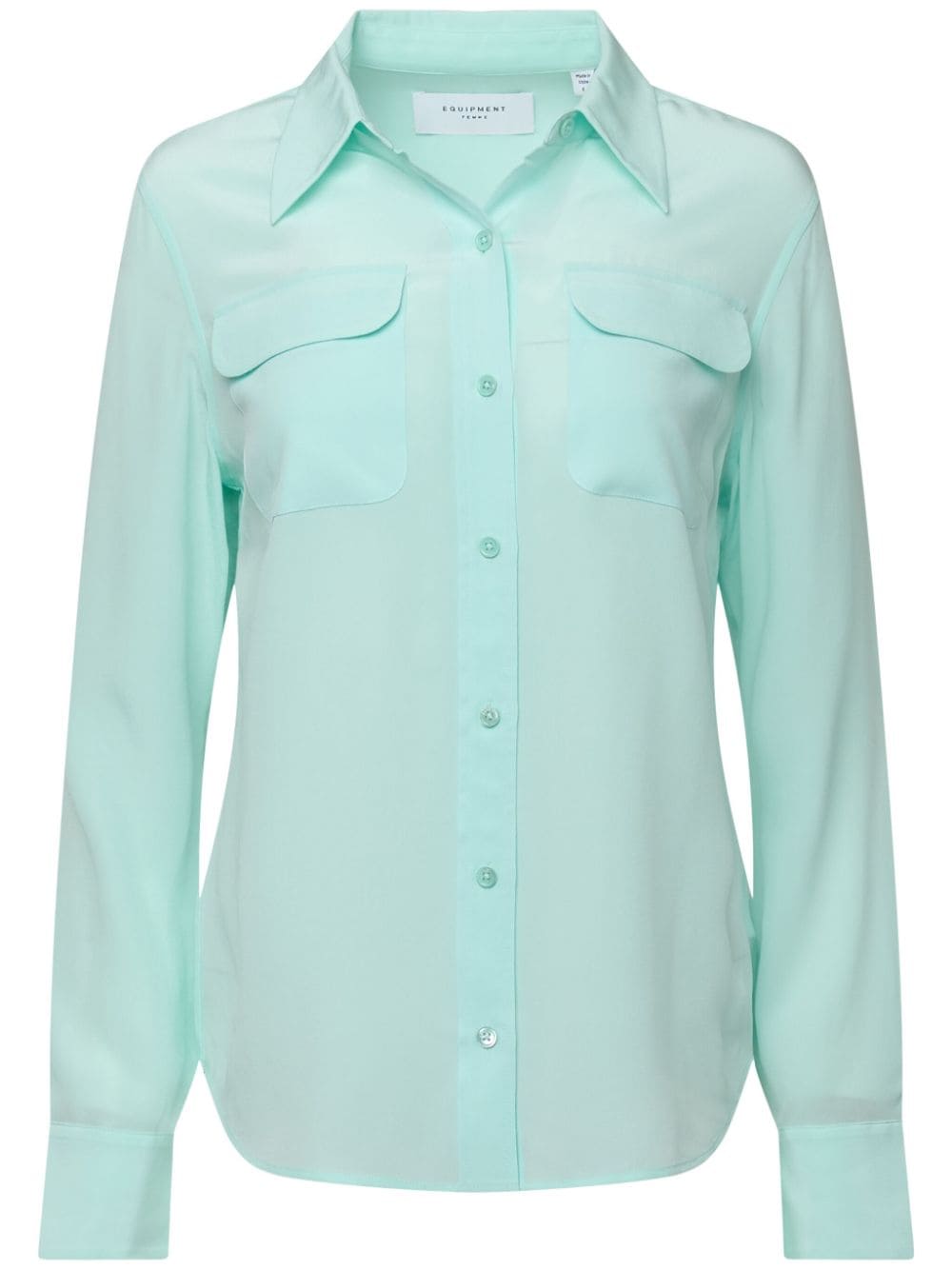 Equipment Slim Signature shirt - Blue von Equipment