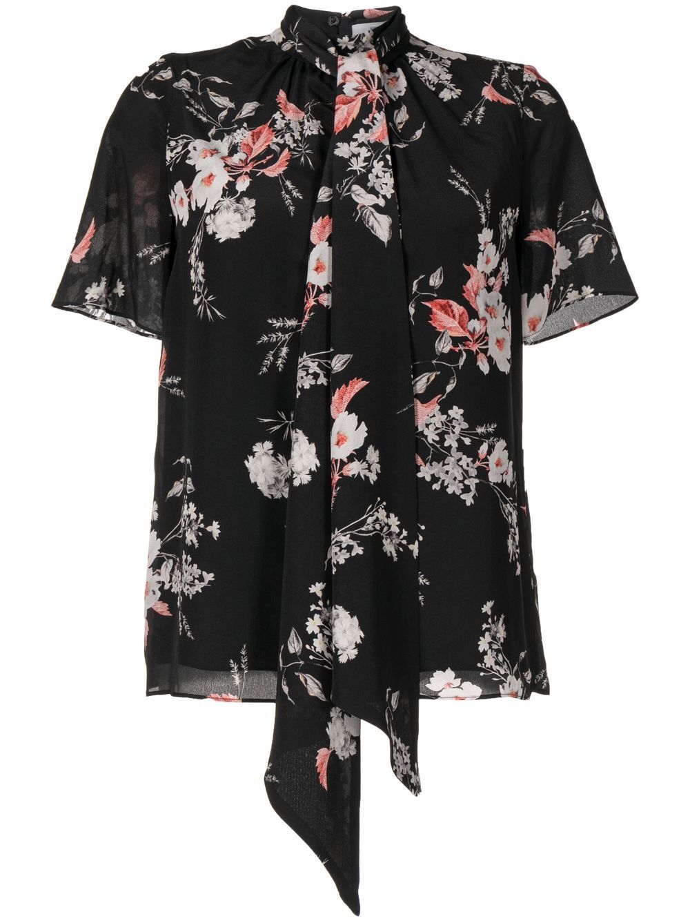 ERDEM Michaela floral-print blouse - Black von ERDEM