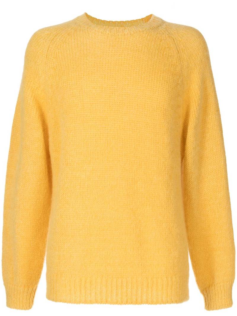 ERDEM long-sleeve knitted jumper - Yellow von ERDEM