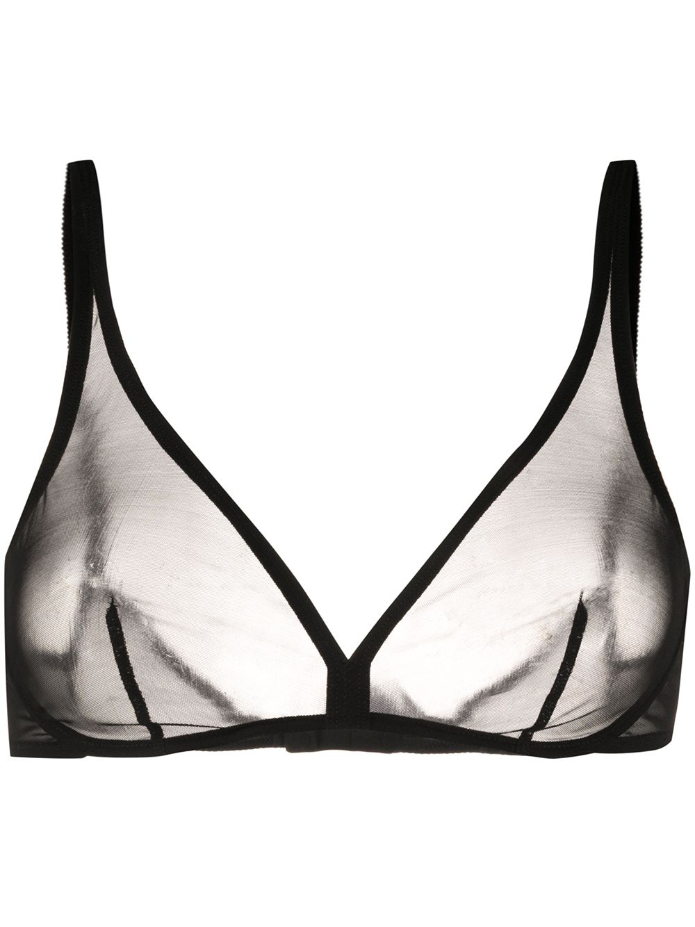 ERES sheer underwire bra - Black