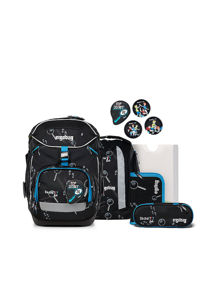ERGOBAG Schultasche Set 6tlg Pack Drei Fragezeichen ERGOBAG Schultasche Set 6tlg Pack Drei Fragezeichen von Ergobag