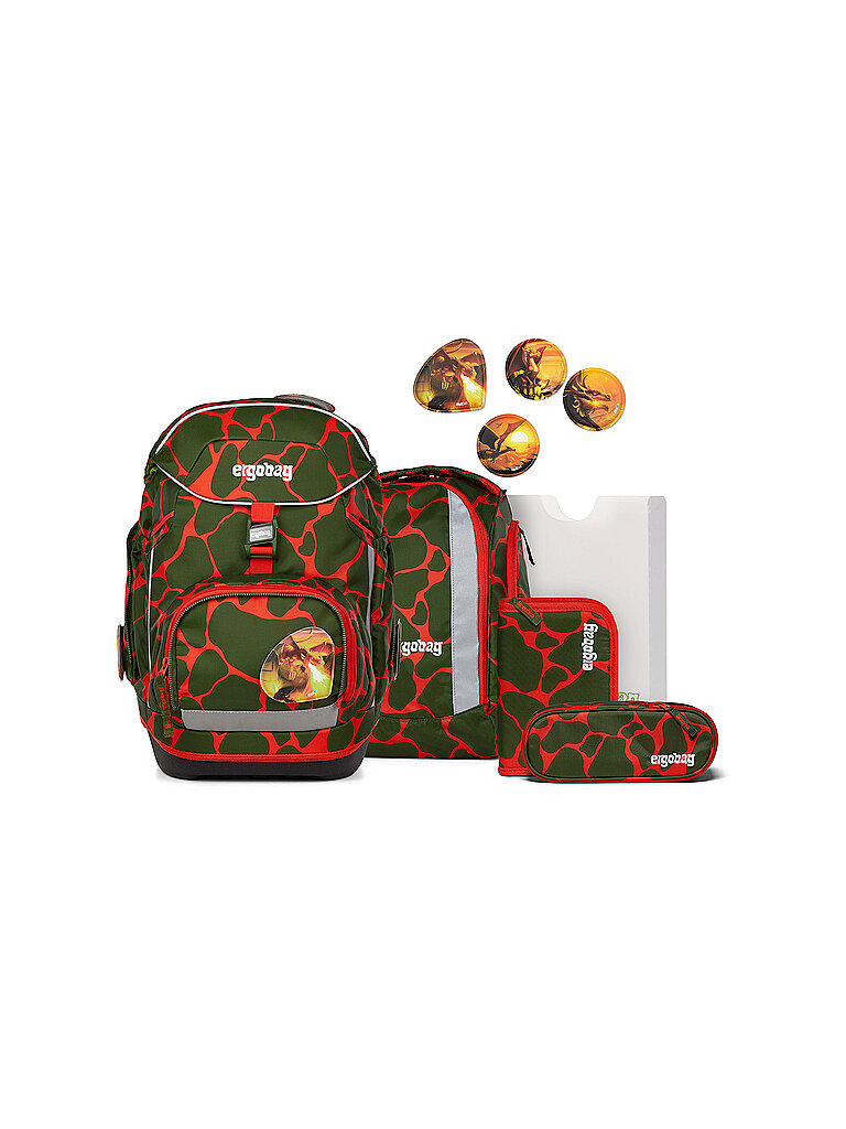 ERGOBAG Schultaschen Set 6tlg. PACK FeuerspeiBär von Ergobag