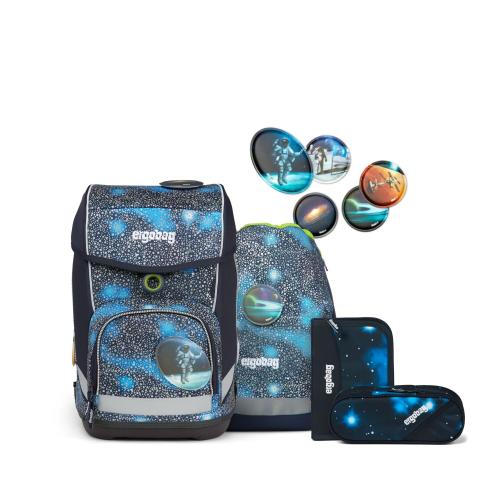 Ergobag Schulrucksack Cubo Bär Anhalter durch die Galaxis, 5-tlg. von Ergobag