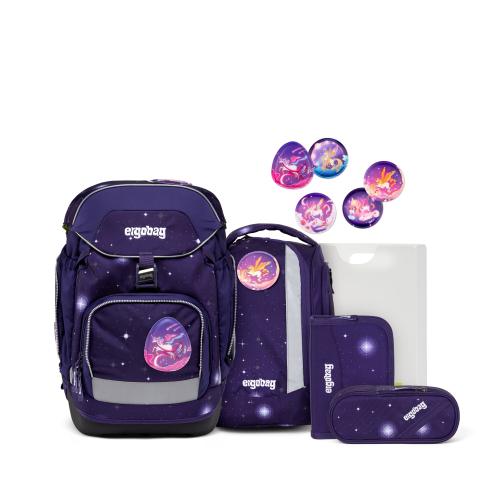 Ergobag Schulrucksack Pack Bärgasus Glow, 6-tlg. von Ergobag