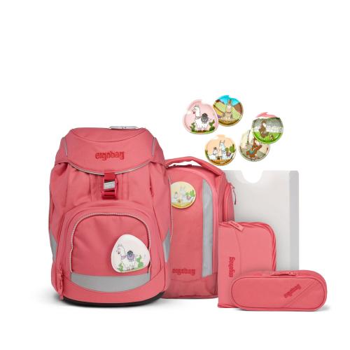 Ergobag Schulrucksack Pack Lamas in Bärjamas, 6-tlg. von Ergobag