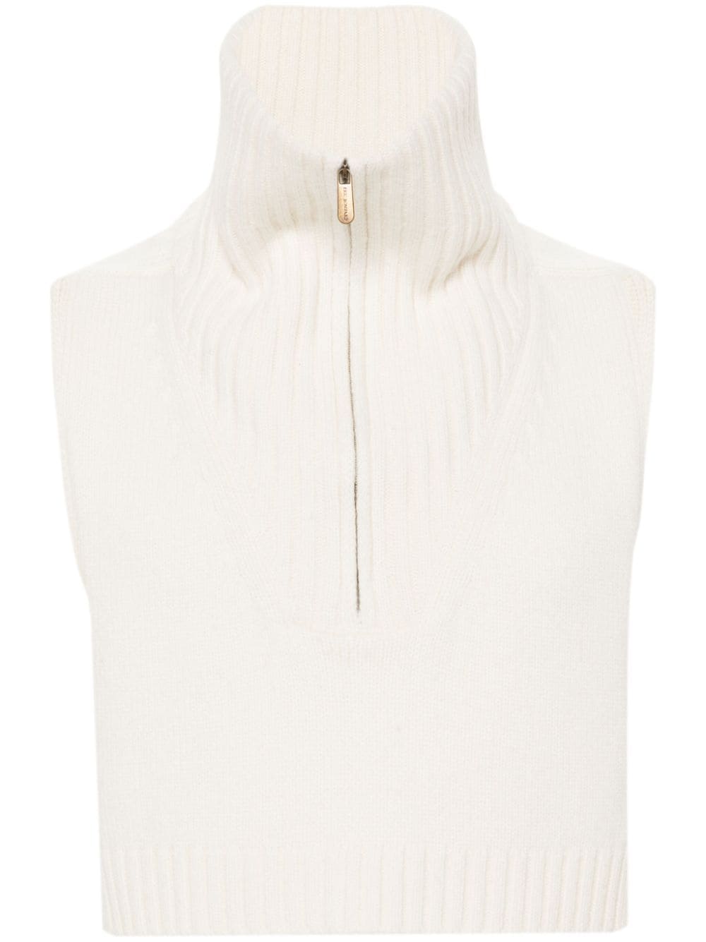 Eric Bompard zip-neck bib - Neutrals von Eric Bompard