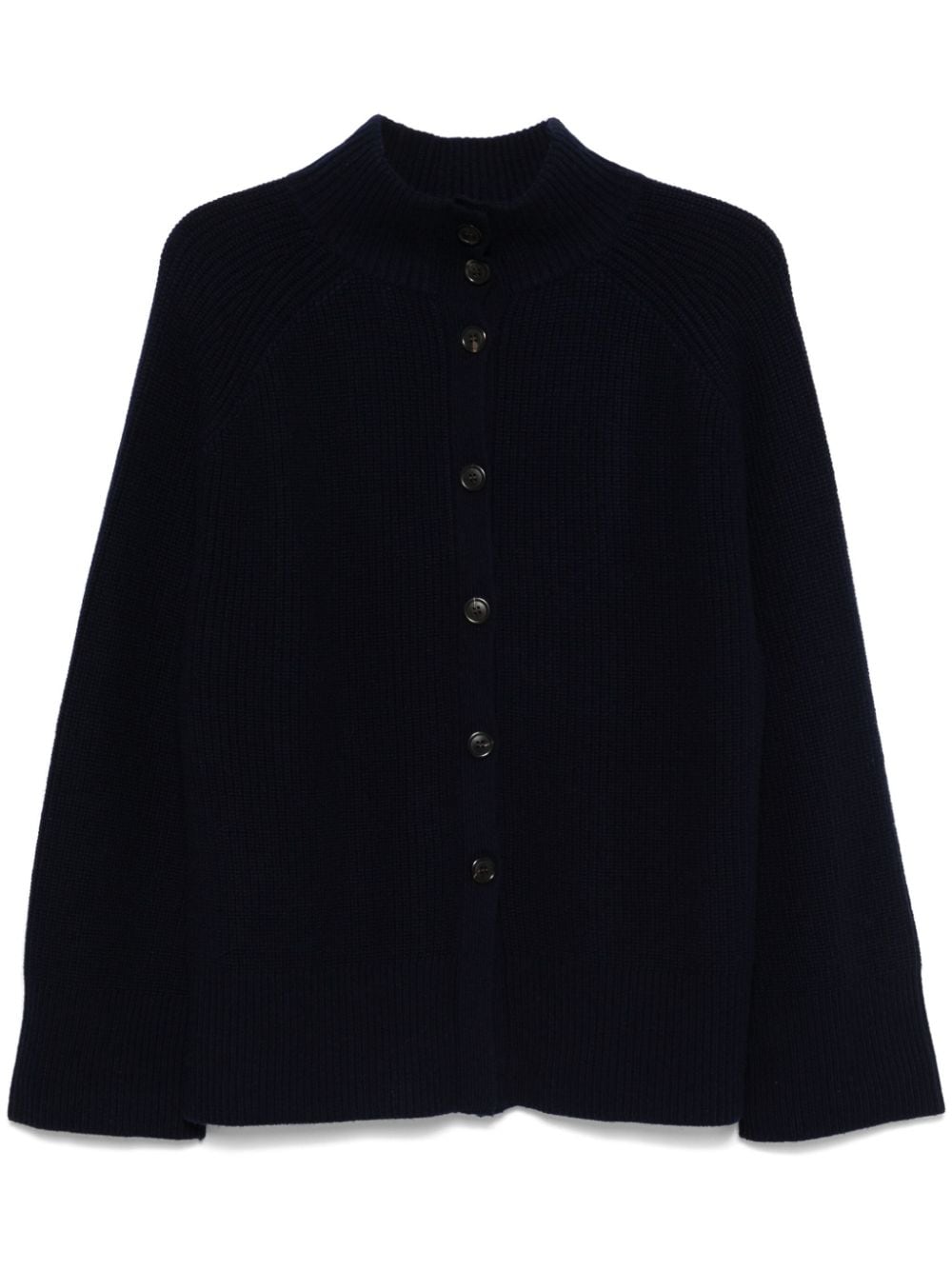 Eric Bompard buttoned high-neck cardigan - Blue von Eric Bompard