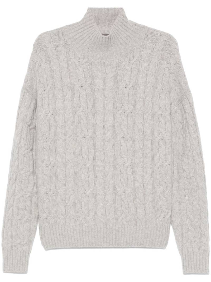 Eric Bompard cable-knit sweater - Grey von Eric Bompard