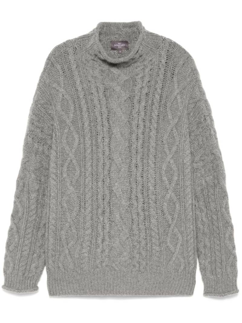 Eric Bompard Cables high-neck sweater - Grey von Eric Bompard