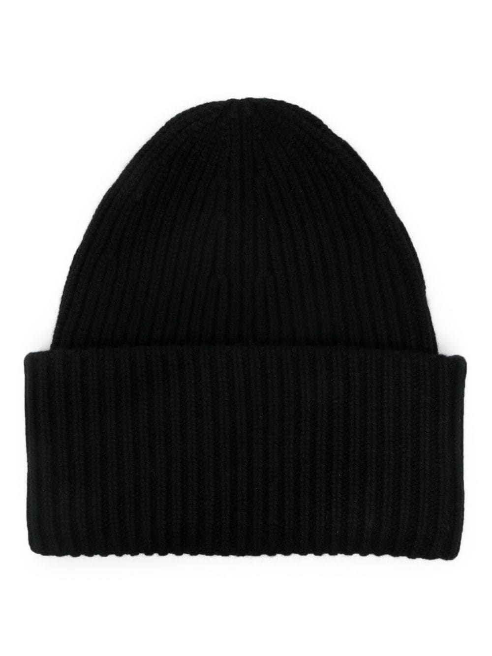 Eric Bompard ribbed beanie - Black von Eric Bompard