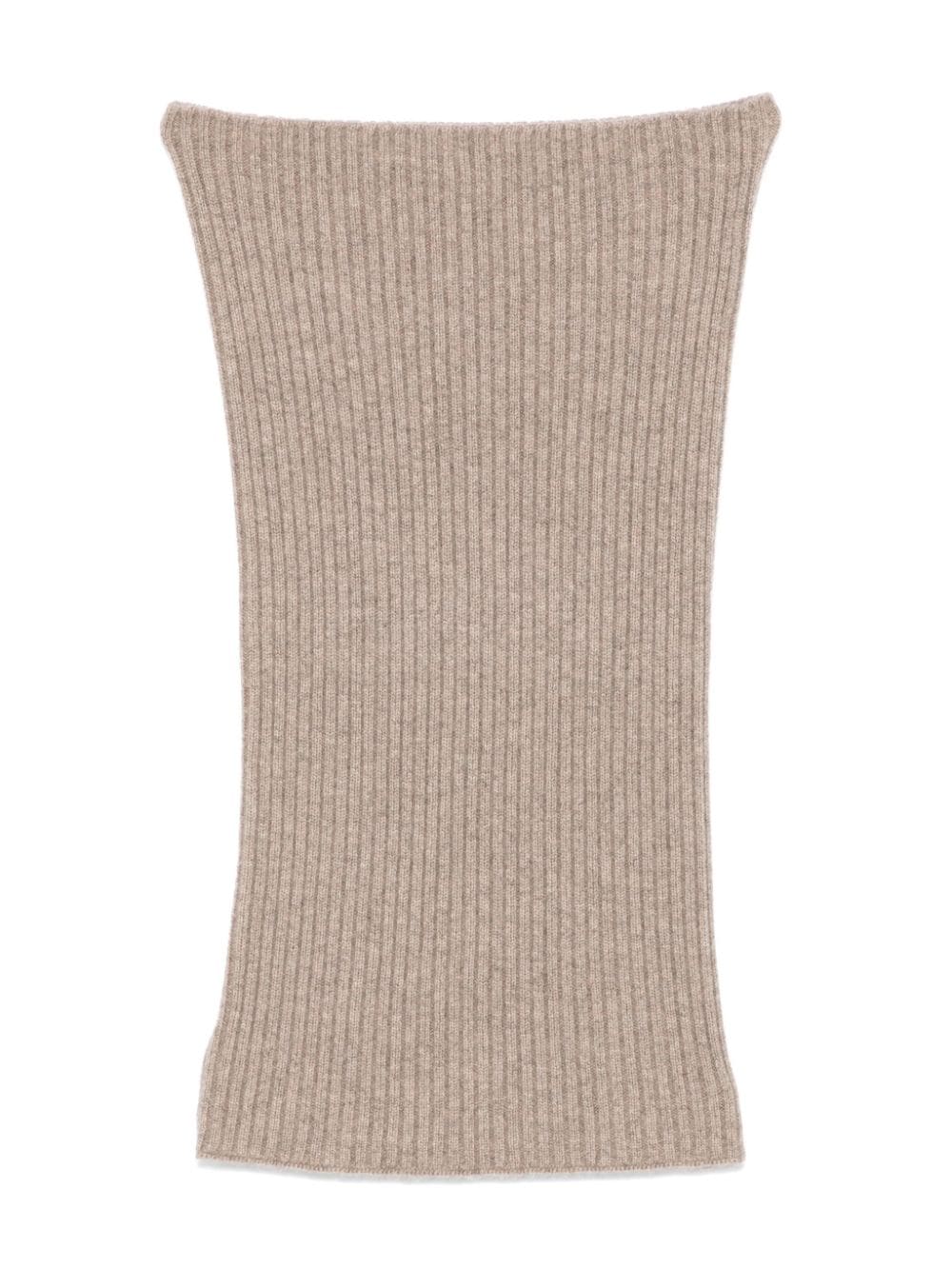 Eric Bompard ribbed snood - Neutrals von Eric Bompard