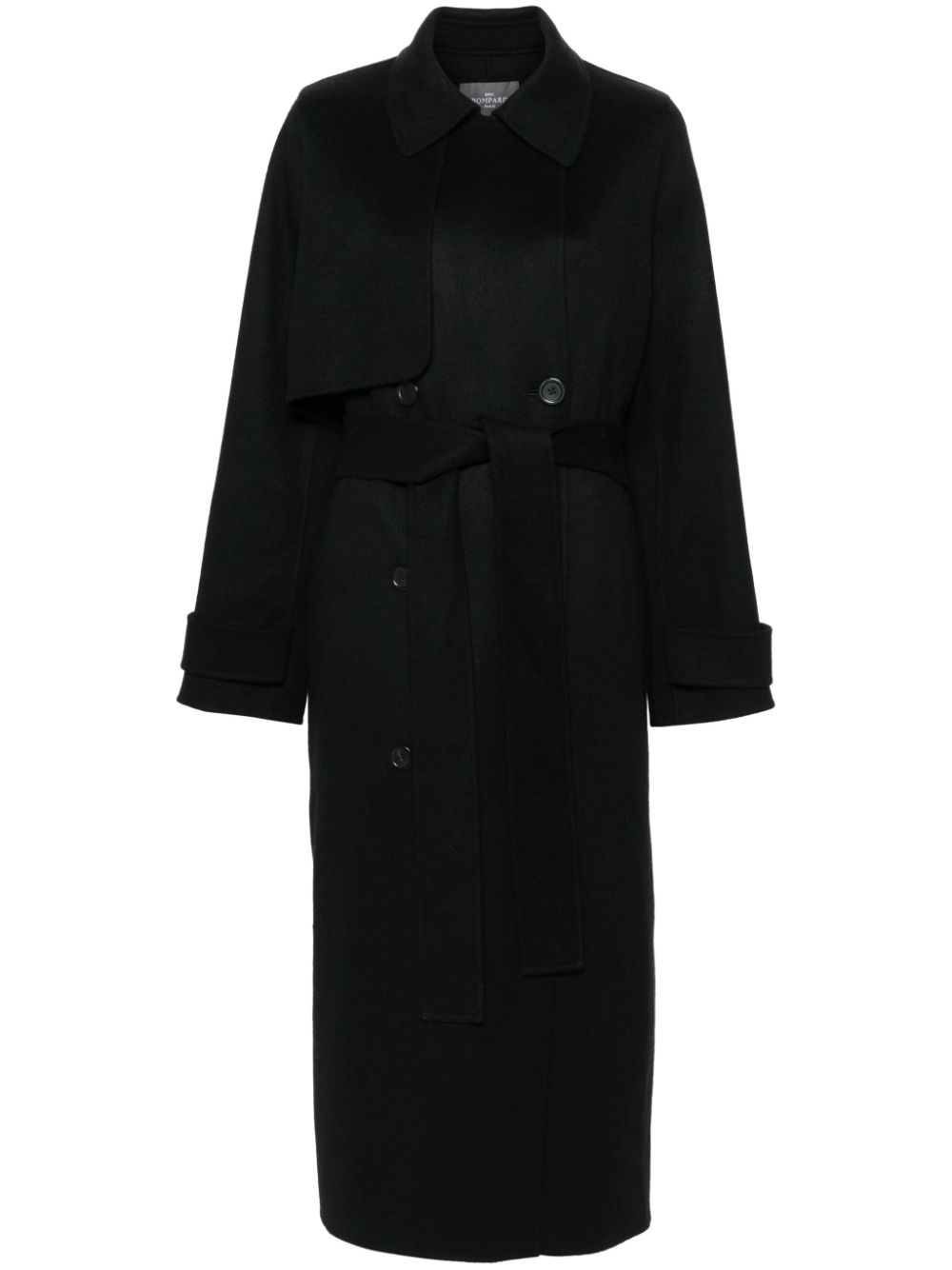 Eric Bompard double-breasted coat - Black von Eric Bompard