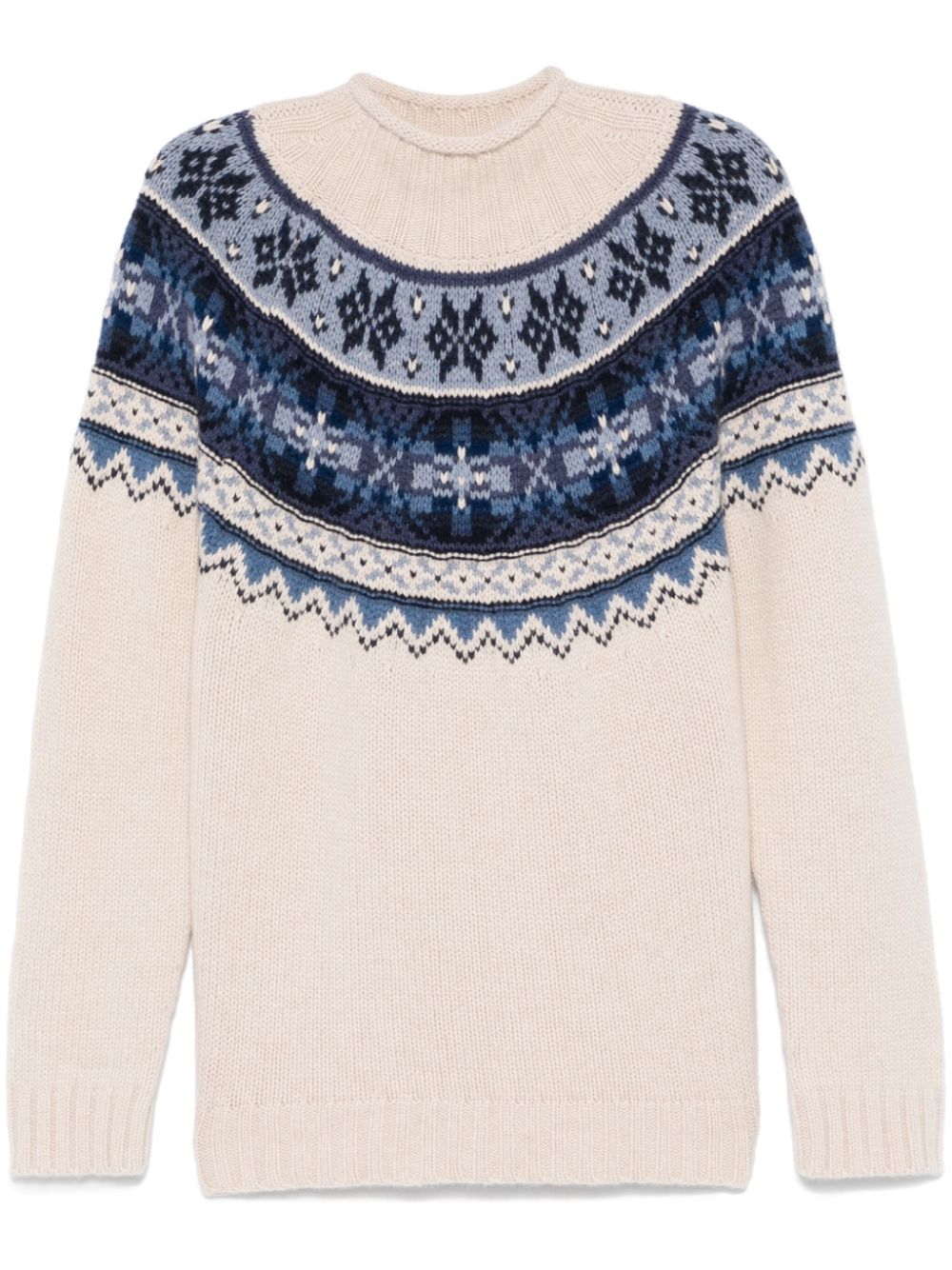 Eric Bompard fair-isle sweater - Neutrals von Eric Bompard