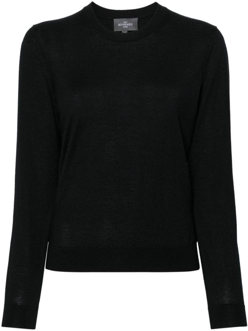 Eric Bompard Extrafine round-neck sweater - Black von Eric Bompard