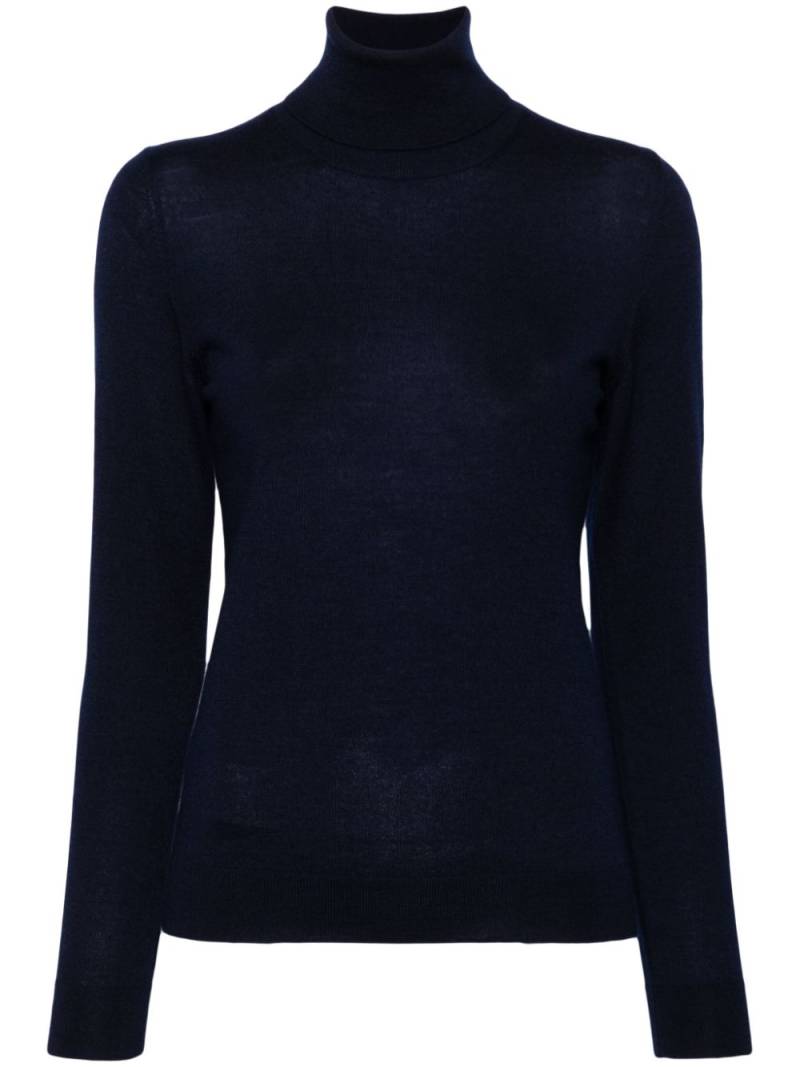 Eric Bompard Extrafine turtleneck sweater - Blue von Eric Bompard