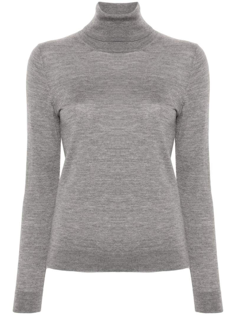 Eric Bompard fine-knit turtleneck sweater - Grey von Eric Bompard