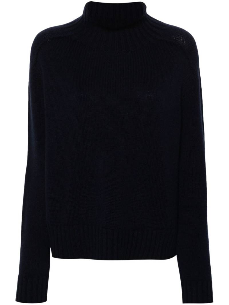 Eric Bompard hammer-sleeve high-neck sweater - Blue von Eric Bompard