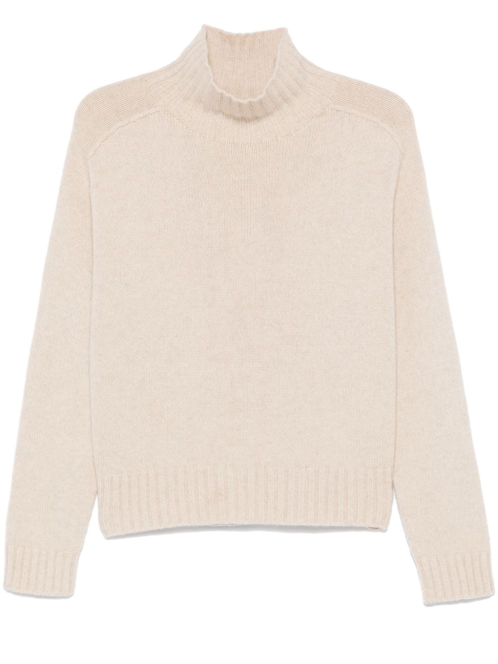 Eric Bompard hammer-sleeve high-neck sweater - Neutrals von Eric Bompard