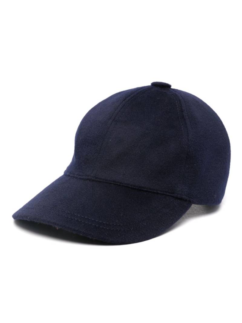 Eric Bompard logo-embroidered cap - Blue von Eric Bompard