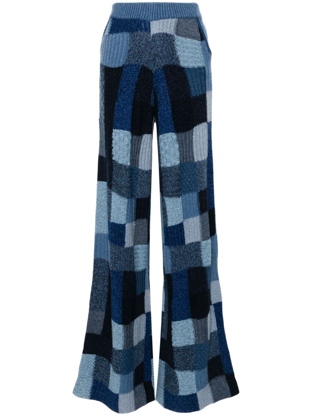 Eric Bompard patchwork trousers - Blue von Eric Bompard