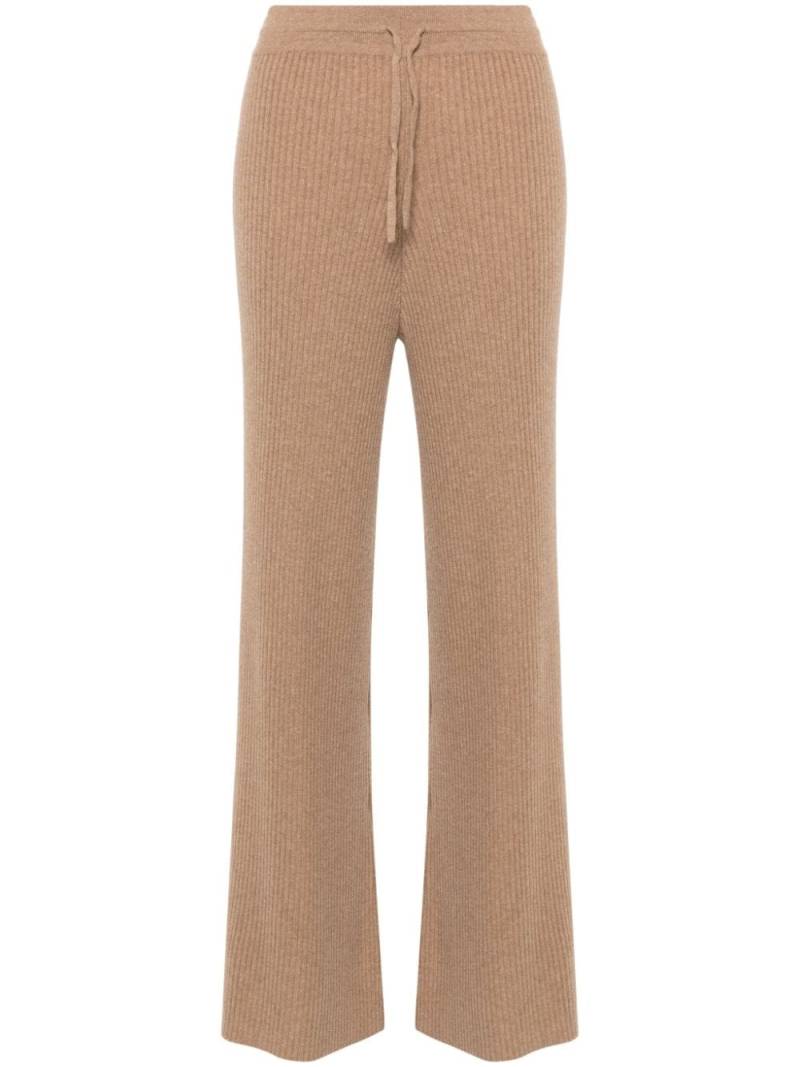 Eric Bompard ribbed cashmere trousers - Brown von Eric Bompard