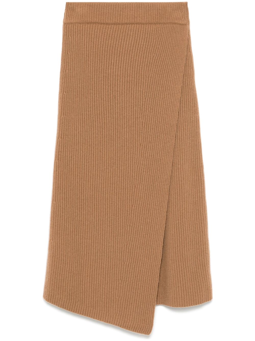 Eric Bompard ribbed wrap skirt - Brown von Eric Bompard